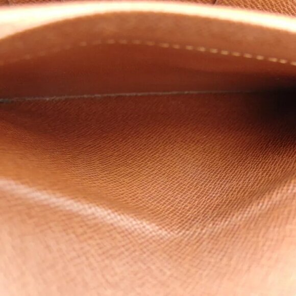 Louis Vuitton Three Folded Wallet Monogram Beige Monogram Canvas Used G1426 - Picture 10 of 10